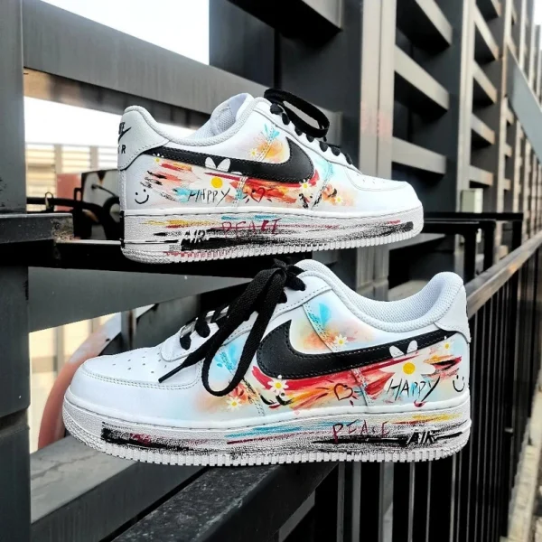 Graffiti Little Daisy Custom Air Force 1