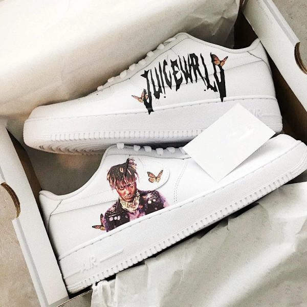 Juice Wrld Painted Custom Air Force 1