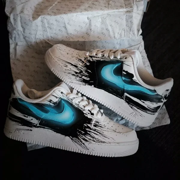 Painting Venom Custom Air Force 1