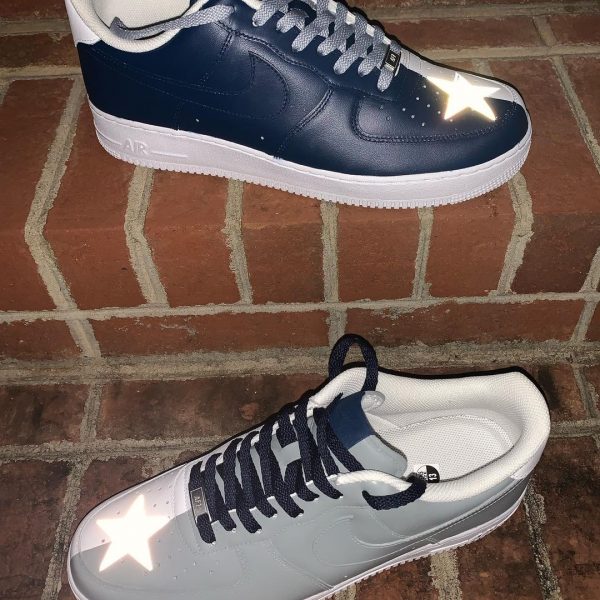 Painting Dallas Cowboys Custom Air Force 1