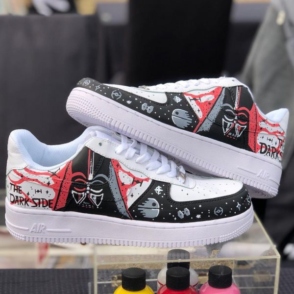 Dark Side Painting Custom Air Force 1