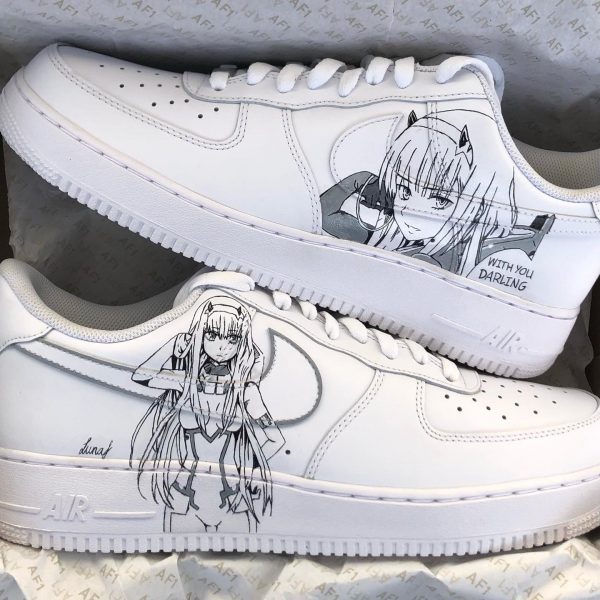 DarlingintheFranxx Painting Custom Air Force 1