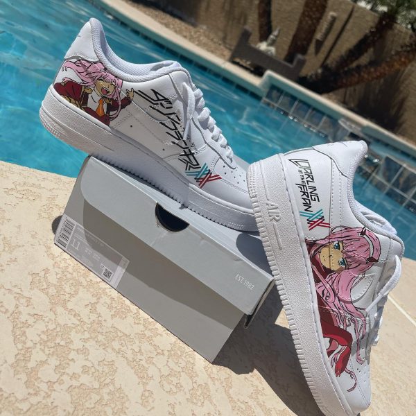 Painted Zero Two Custom Air Force 1