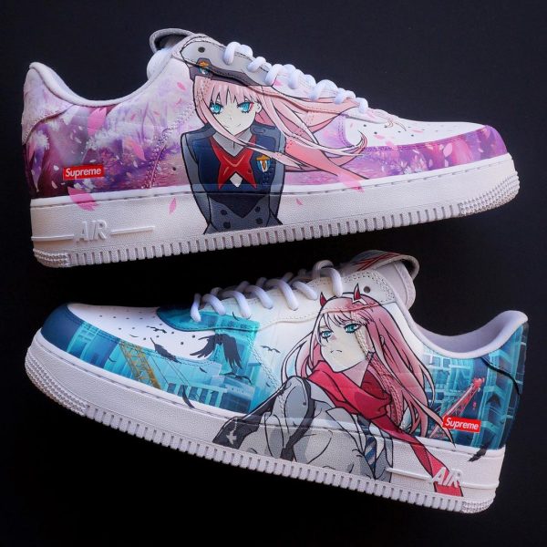 Darlinginthefranxx Zero-Two Custom Air Force 1