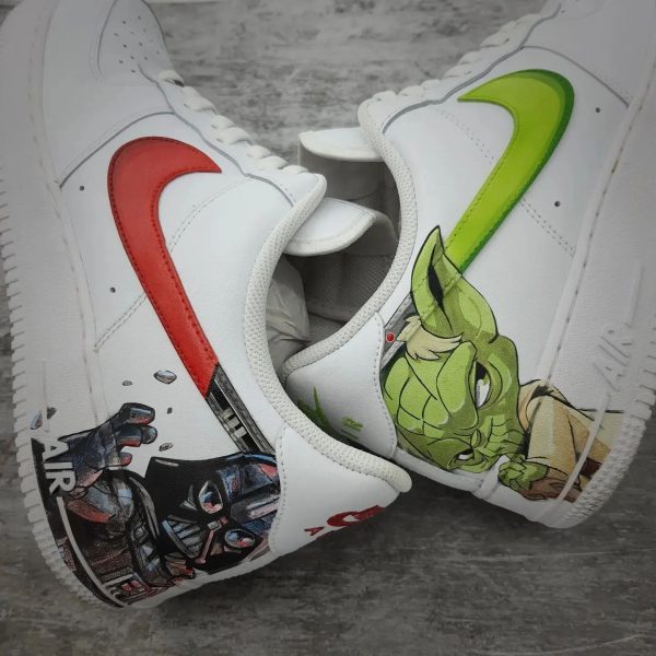 DarthVader x Yoda Custom Air Force 1