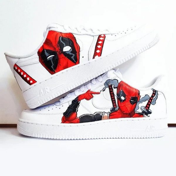 Deadpool Design Custom Air Force 1