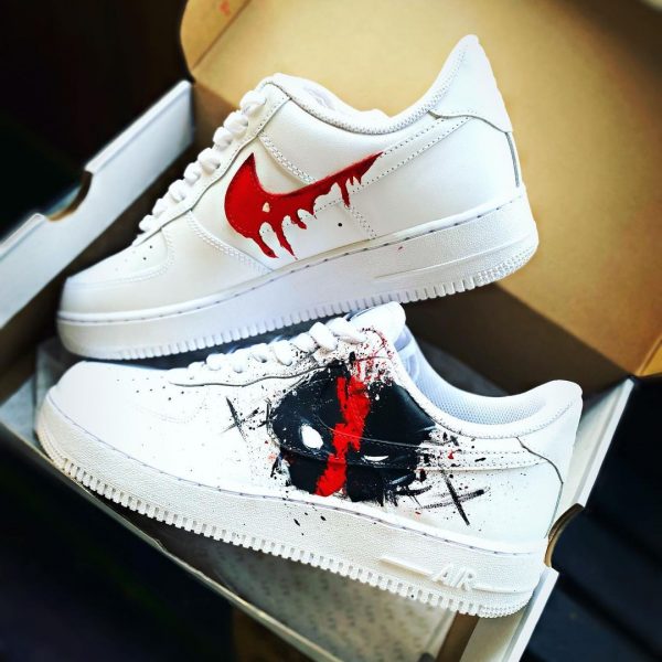 Deadpool Art Custom Air Force 1