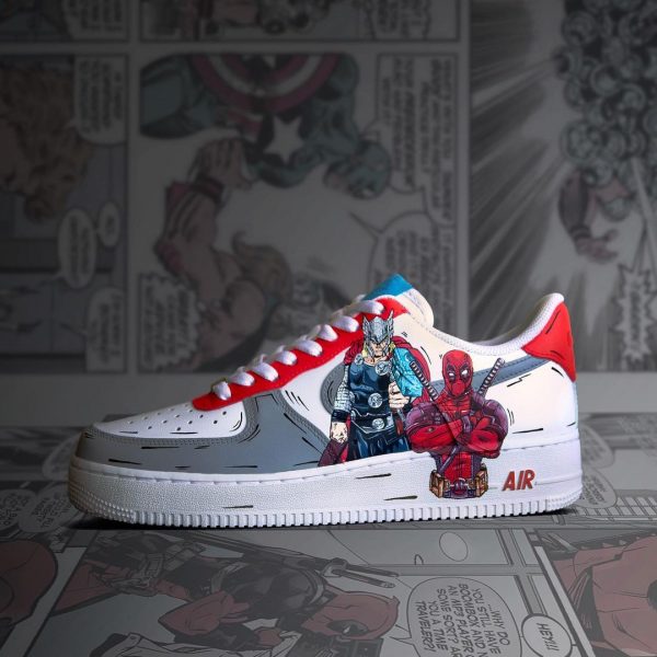 Marvel Avengers Painted Custom Air Force 1