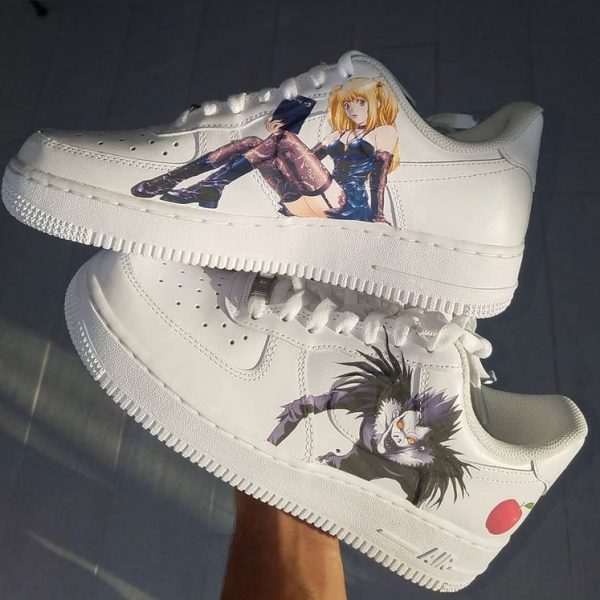 Painting Death Note Custom Air Force 1