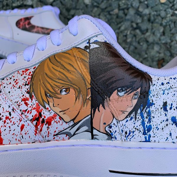 Painted Death Note Custom Air Force 1