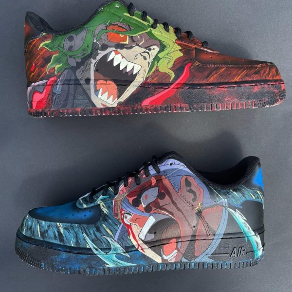 Demon Slayer Handart Custom Air Force 1