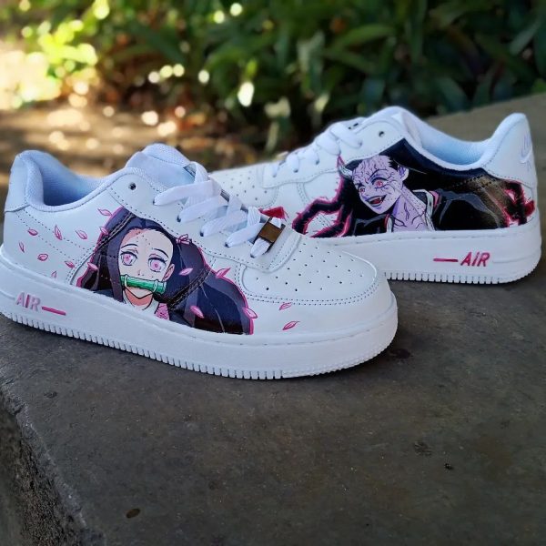 Painting Nezuko Custom Air Force 1