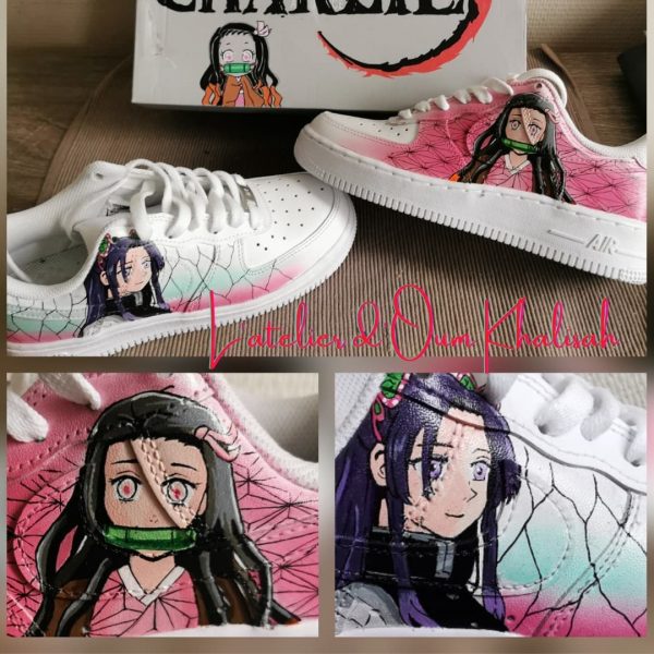 Nezuko vs Kanae Custom Air Force 1