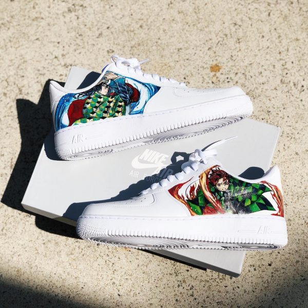 Tanjiro x Giyu Custom Air Force 1