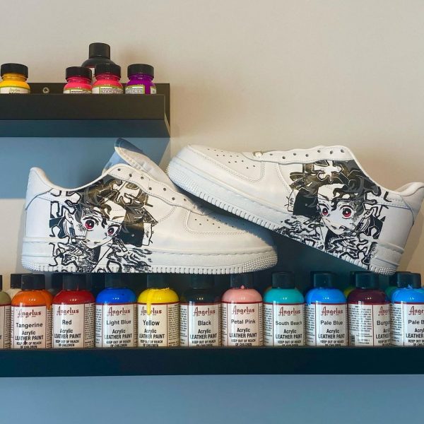 Painted Tanjizo Custom Air Force 1