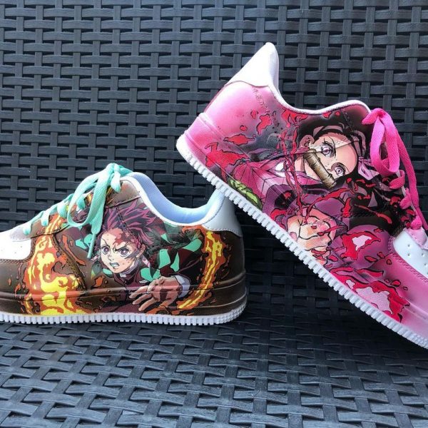 Design Tanjizo Nezuko Custom Air Force 1