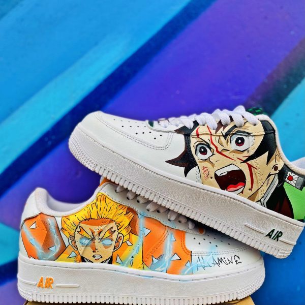 Tanjizo Zenitsu 10 Custom Air Force 1