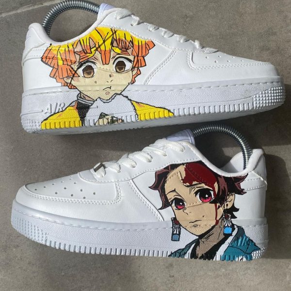 Tanjizo Zenitsu 9 Custom Air Force 1