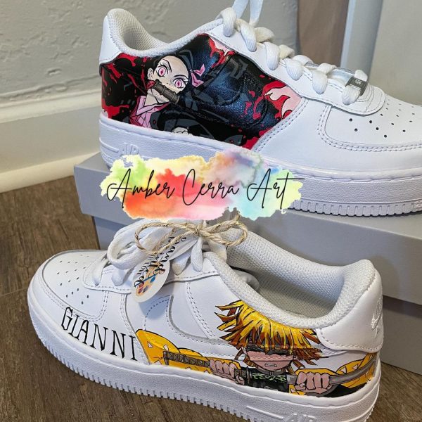 Demon Zenitsu Nezuko Custom Air Force 1