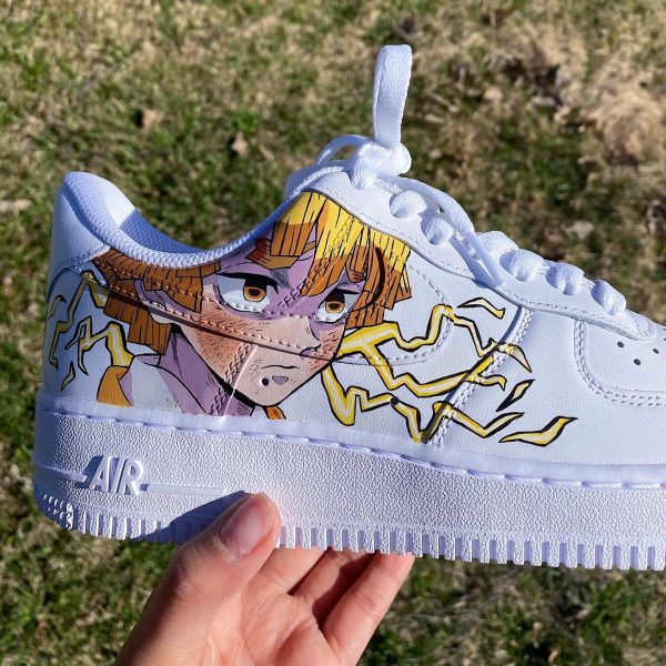 Inosuke vs Zenitsu Custom Air Force 1