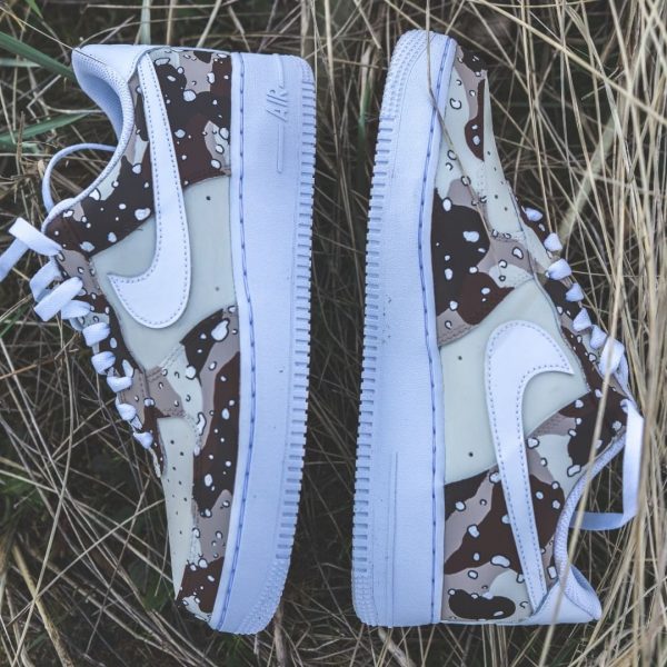 Desert Camo Painted Custom Air Force 1