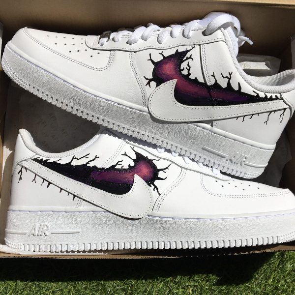 Destructive Swoosh Custom Air Force 1