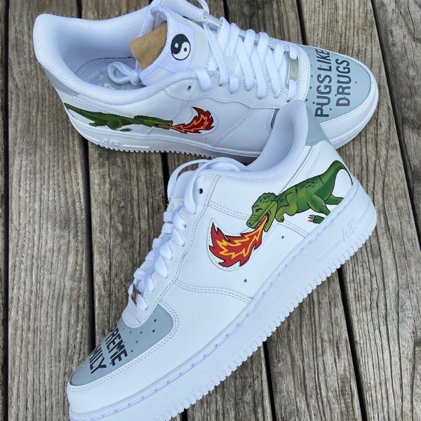 Dino Painting Custom Air Force 1