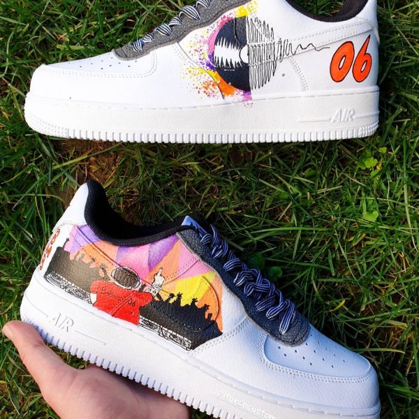 DJ Painting Custom Air Force 1