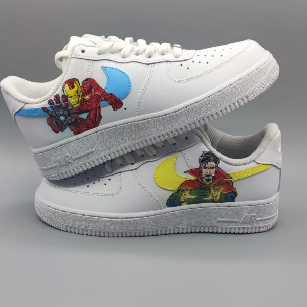 DoctorStrange x IronMan Custom Air Force 1