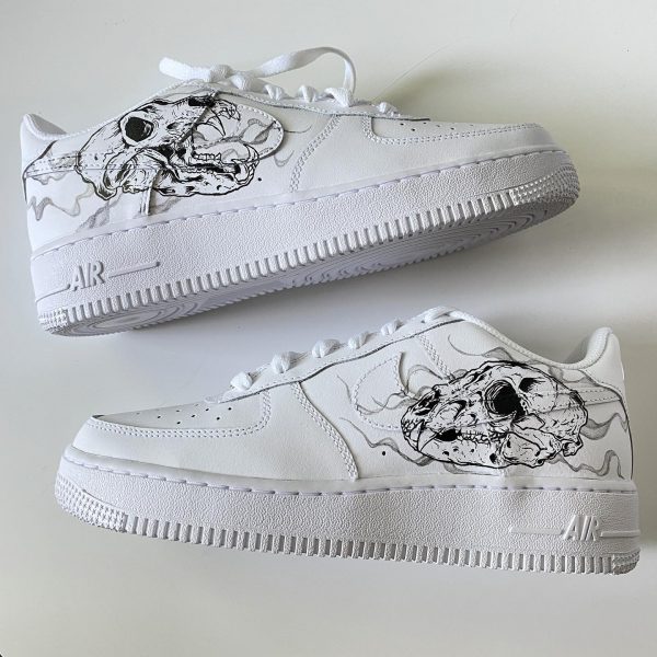 Dog Skull Custom Air Force 1