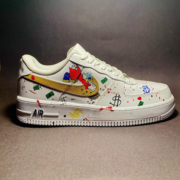 Painting Donald Duck Custom Air Force 1