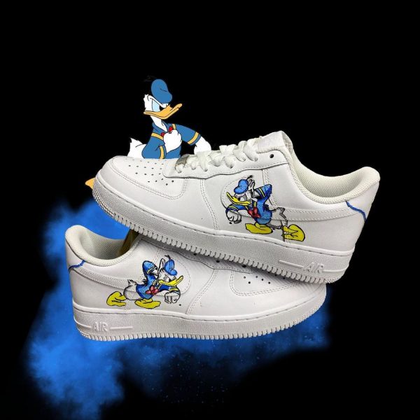 Donald Duck Painting Custom Air Force 1