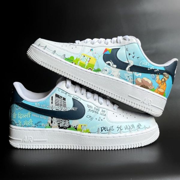 Doodle Cartoon Custom Air Force 1