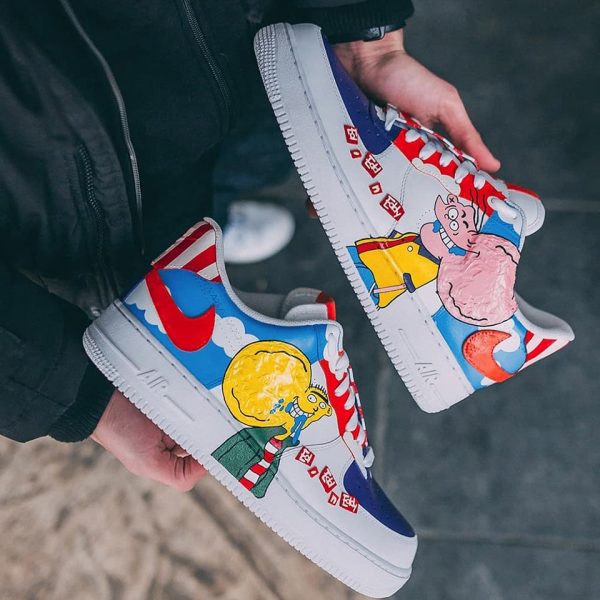 Ed Edd Eddy Movie Custom Air Force 1