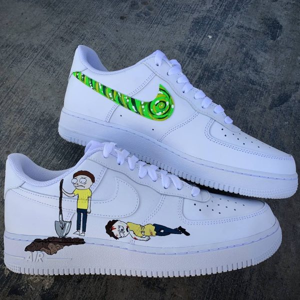 Evil Morty Custom Air Force 1