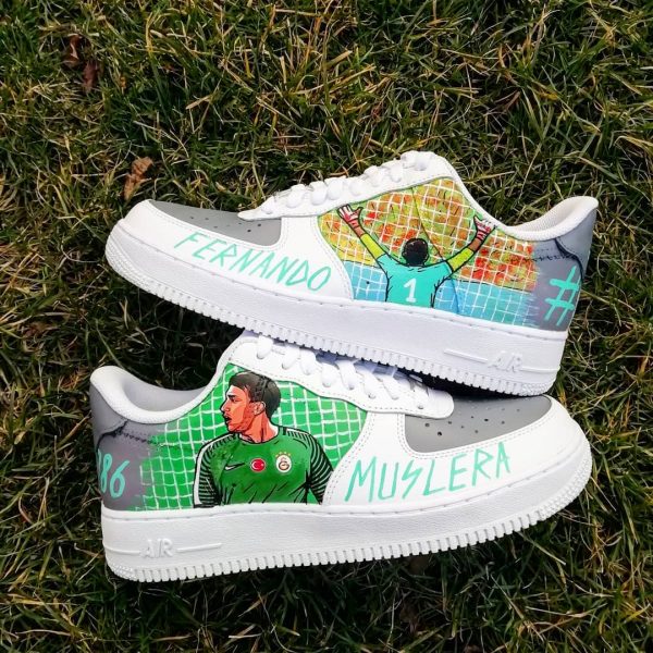 Fernando Muslera Handmade Custom Air Force 1