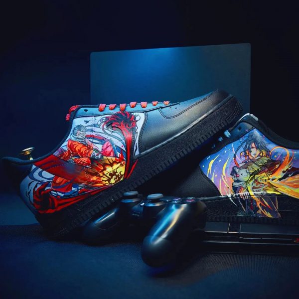 Final Fantasy Painted Custom Air Force 1