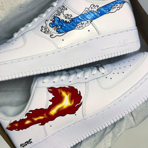 Fire ft Water Custom Air Force 1