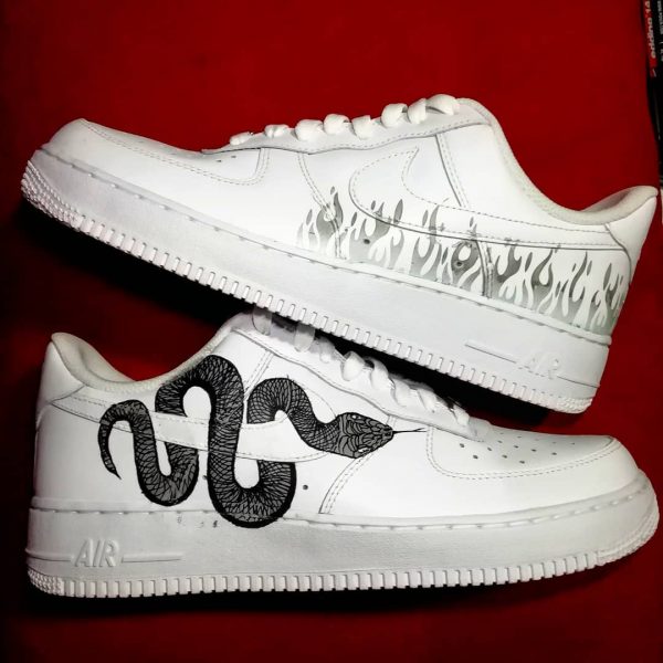 Flame x Snake Custom Air Force 1