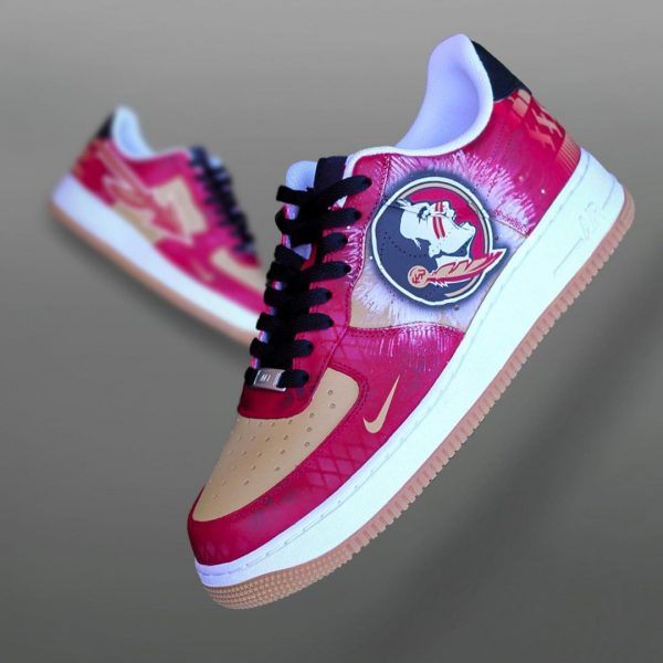 Florida Seminoles Painted Custom Air Force 1