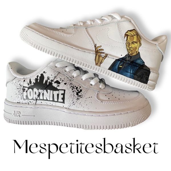 Fortnite Handpainted Custom Air Force 1