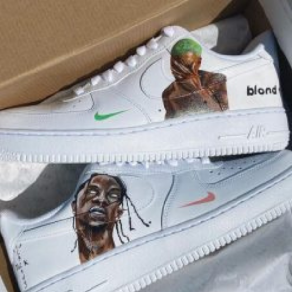 Frank Ocean X Travis Scott Custom Air Force 1