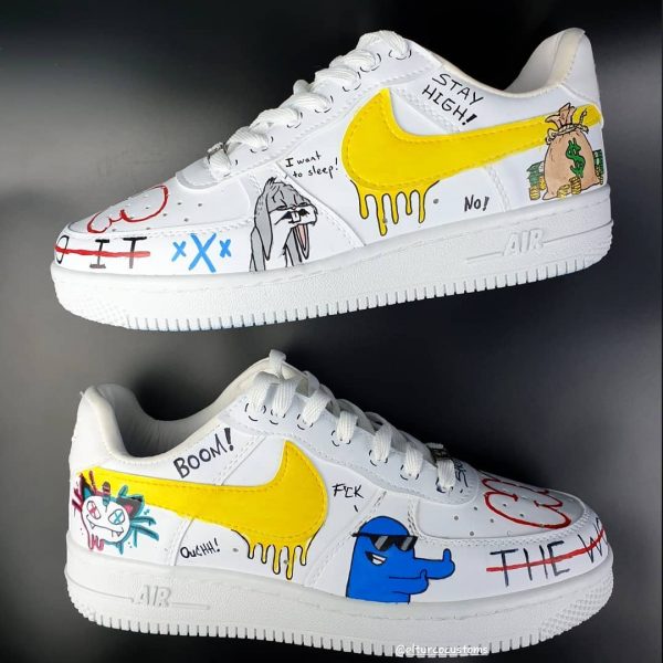 Freestyle Hand Art Custom Air Force 1