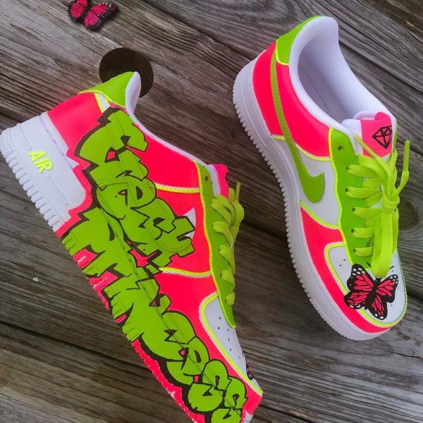 Fresh Princess Painted Custom Air Force 1