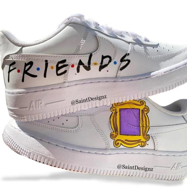 Friends Painting Custom Air Force 1