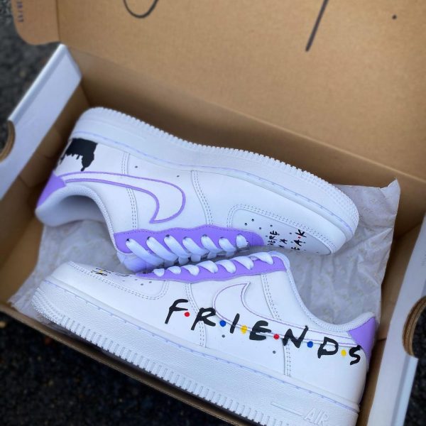 Handpainted Friends Custom Air Force 1