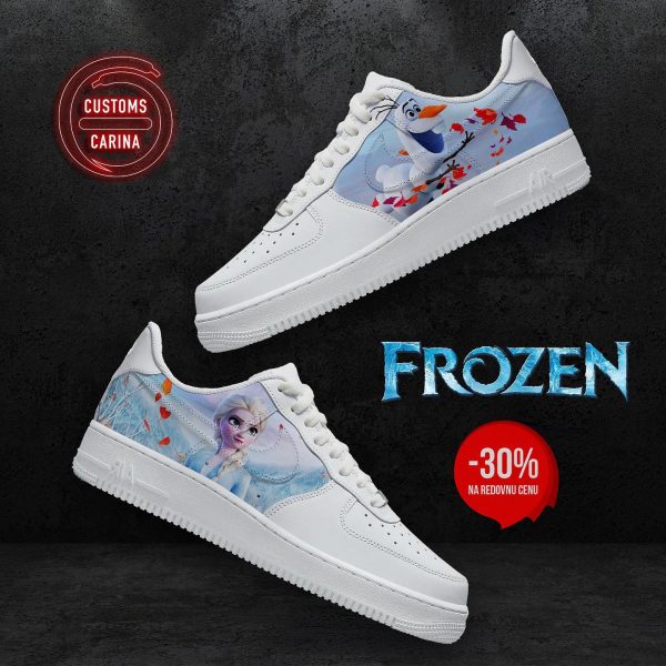 Frozen Painting Custom Air Force 1