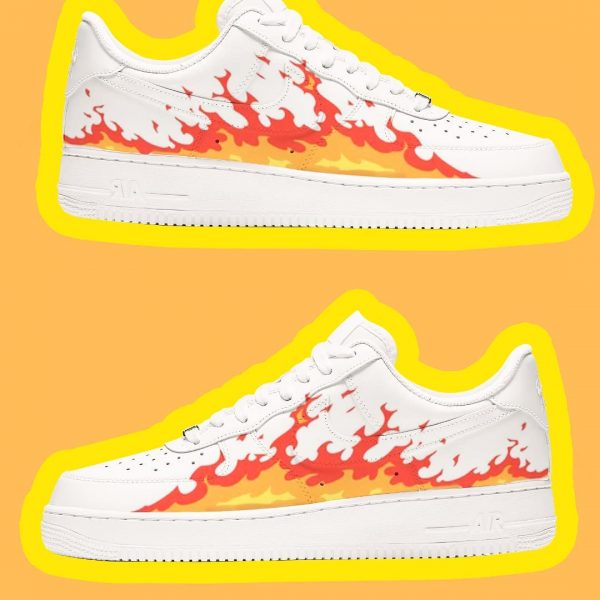 Fuego Painted Custom Air Force 1