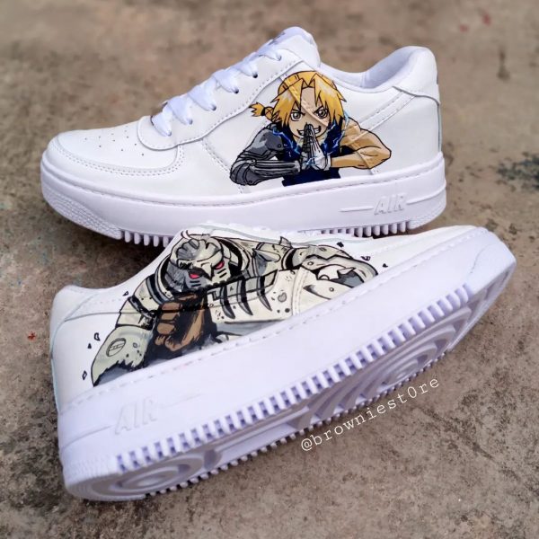 Fullmetal Alchemist Paint Custom Air Force 1