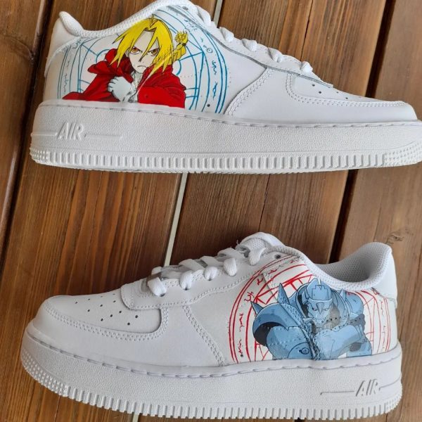 Painted Fullmetal Alchemist Custom Air Force 1